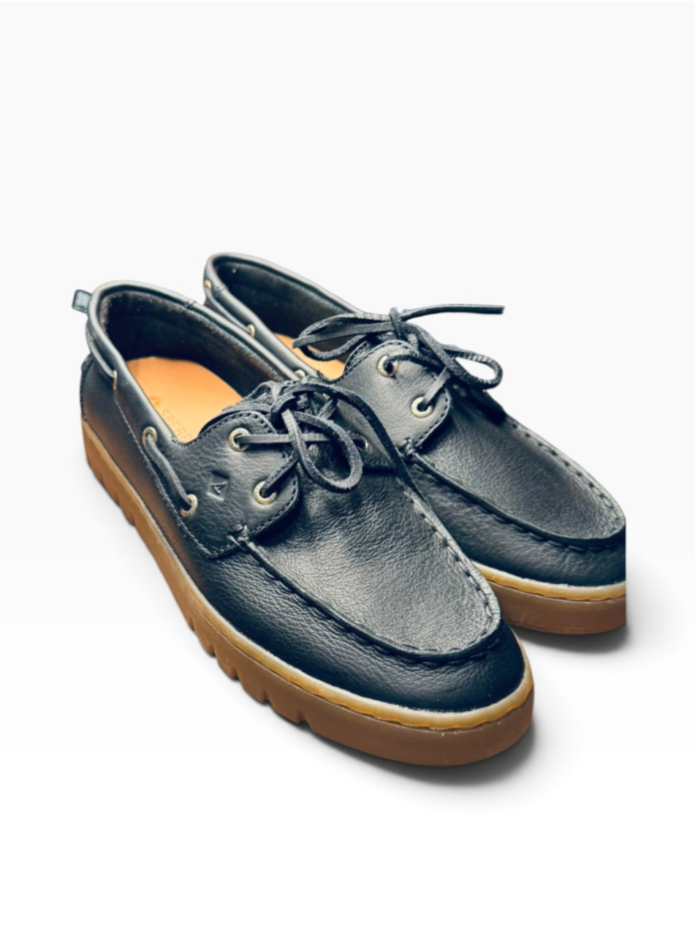 Womens Sperry Boat Keely Shoes in Black and Brown size 7.5
